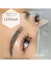 【人気No1】LEDエクステ☆オフ込LEDilash高持続フラットラッシュ120本¥6900