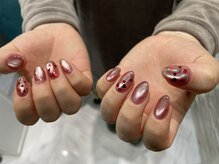 ボージュ バイ ルアナネイル(BeauJu by Luana Nail)/奥行きハートネイル