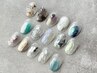 【NEW】夏にオススメ！clear×glitter design  ¥6,800