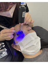 施術【LEDエクステ装着】