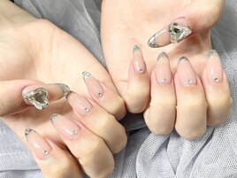 ガラスフレンチ/チーク/水光