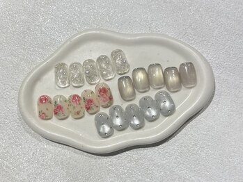 ノラ ミナミアオヤマ(NORA MINAMIAOYAMA)の写真/【トレンド×季節感ある定額ネイルが豊富♪】最旬ネイルで気分UP！高い提案力と技術で納得いく指先に☆