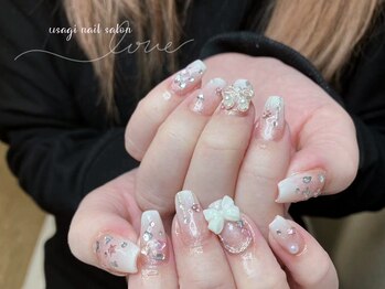 ウサギネイル 新大久保店(usagi nail)/リボンネイル