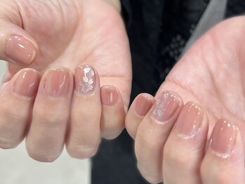 春らしい桜ネイル♪