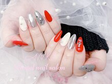 エンジェルネイルサロン(Angel nail salon)/ミラーXクロムハーツXラメ