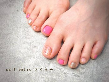 カラフルなお色の組合が◎フット