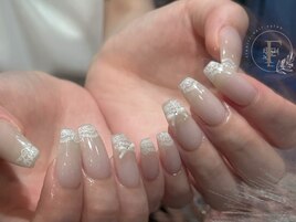 ワンホン/レースネイル/フレンチ