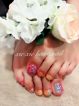 xiexiehair nail