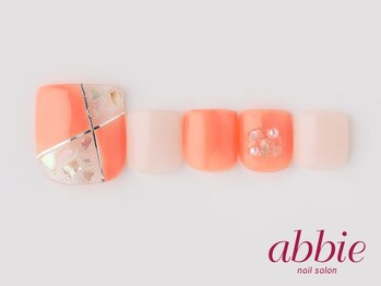 ネイルサロンアビー 北千住店(abbie)/リビングコーラルフット¥12804