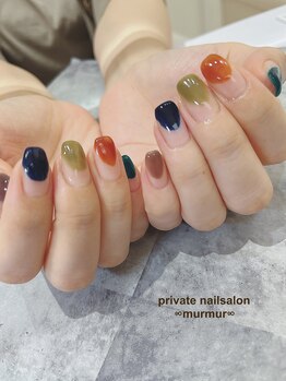 プライベート ネイルサロン マーマ(murmur)/塗りかけネイル
