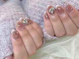 ワンホンネイル　チーク