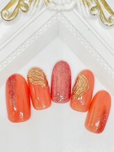 ネイルファクトリー 横浜ベイクォーター店/ミラーゴージャスデザイン¥9000