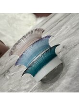 AMK/グラデーションカラーエクステ