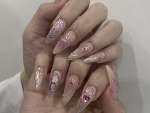 モカ 心斎橋(moca by Lee)/【Aina】ピンクy2kネイル