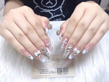 アキコネイルサロン(Akikoネイルサロン)/10本長さだし＋持ち込みデザイン