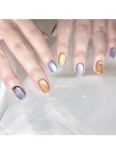 リッシュ トロワ(RICHE trois)/オフィスでも！ハロウィンネイル