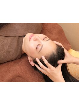 ヘッドスパで癒されたい