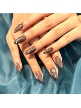 ザ バームシックス 銀座三丁目店(THE BALM six)/ワンカラー/ブラウンネイル