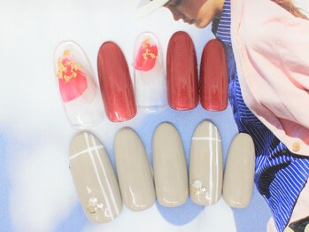 ネイルサロンセレーネ(Selene)/シンプル秋デザイン☆