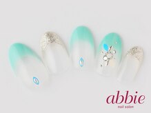 ネイルサロンアビー 北千住店(abbie)/マリンミントフレンチ　￥10450