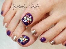 スタイリッシュネイルズ(Stylish Nails)/フットジェルパープル