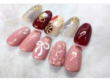 ネイルサロン シェル(Nail Salon SHELL)/成人式コースサンプルチップ