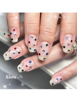 カラフルラインストーン