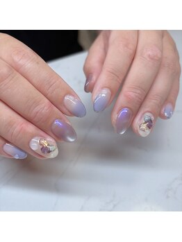 エンズネイル(O’s nail)/紫陽花ネイル