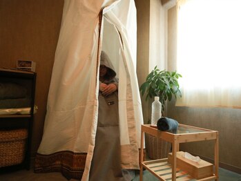 エワル 半田店(ewalu)の写真/【よもぎ蒸し/ハーブを使った蒸気で芯から発汗！】気軽に身支度OK♪お得なペア割あり◎初めての方にも◎