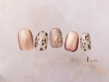 アイネイルズ 横浜EAST店(I-nails)/レオパードマグネットネイル