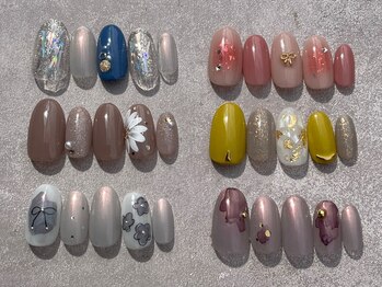 ポッシュ(Posh)の写真/【初めての方におすすめ】オフィスネイルや一癖あるトレンドデザインまで♪ご予算や気分に合わせてご提案
