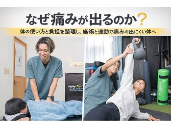 エンジョイエクササイズ整体院 武蔵新城(enjoyEXERCISE整体院)/院長の原　一真です