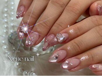 プティ バイ ネネネイル(Petit by Nenenail)/キラキラ上品ネイル