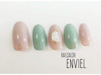 ネイルサロンアンヴェール(ENVIEL)/定額アートコース