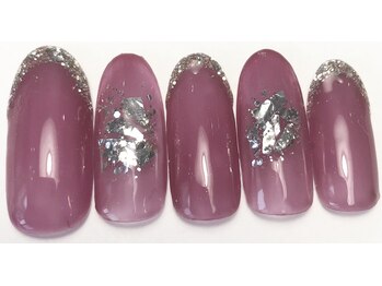 ヘアーアンドネイル ルシア(Hair&Nail Lucia)/ガラスフレンチネイル
