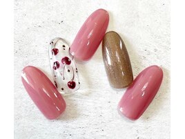 さくらんぼネイル