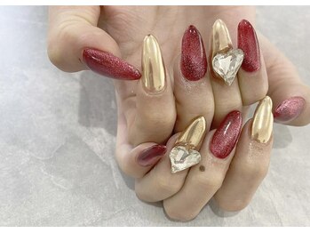 レイネイル 博多店(REY nail)/ミラーネイル