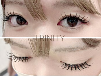 トリニティー(TRINITY)の写真/【人気急増☆オフ込&特典付きパリエク100本¥11500】ボリュ-ム,印象も自由自在♪毛流れ,毛質も考慮しご提案!