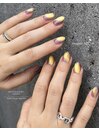 purple×yellow* magnet nail* 