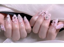 エムズ ネイルサロン(M2)/ピンククリスマス