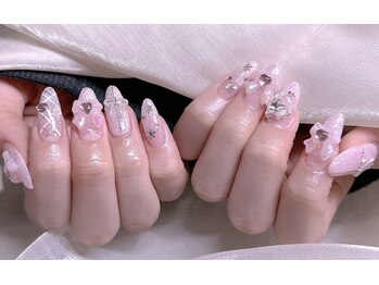 エムズ ネイルサロン(M2)/ピンククリスマス