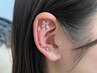 【当店人気メニュー♪】体を知る施術者の耳つぼジュエリー両耳12粒★☆