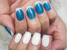 moqu.【モク】/カジュアルフレンチネイル