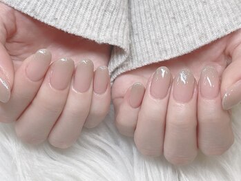ネイルキュート アンド クールラッシュ 亀有店(nailcute & CoolLash)/先端ラメベイビーブーマ