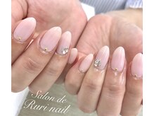 サロンドルリネイル(salon de Ruri nail)/クリアカラー☆ストーン