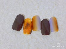 モモネイル(MOMO nail)/べっ甲アートネイル