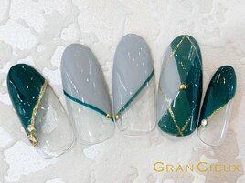 大人アーガイルネイル☆