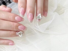 ワンホンネイル　チーク