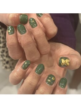 エムスラッシュ ネイル たまプラーザ(M.SLASH)/キラキラネイル♪