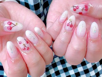 リズ バイ グッドデイ(Lys by goodday)/さくらんぼネイル